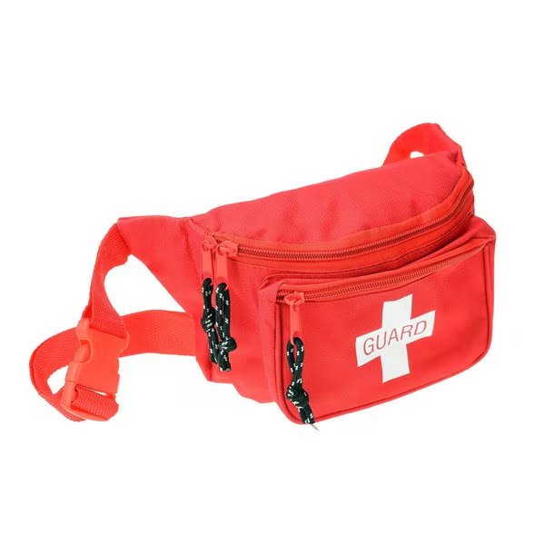 Lifeguard Fanny Pack, Red, Ea, Dealmed, Mfr#: 787232